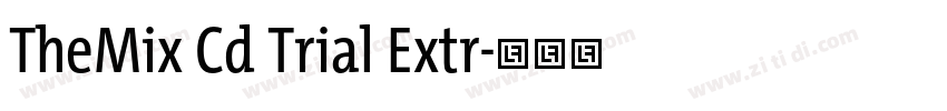 TheMix Cd Trial Extr字体转换